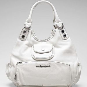 Marc by Marc Jacobs Leather White Softy Large Hobo